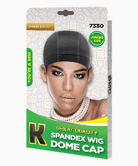 BEAUTY AMBITION GREAT QUALITY SPANDEX WIG DOME CAP 7330 Jumbo Color Black Extensions Accessories Asetena Pa 