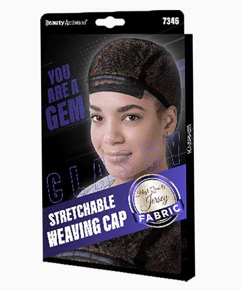 BEAUTY AMBITION CLASSY STRETCHABLE WEAVING CAP 7346  Color Black Extensions Accessories Asetena Pa 