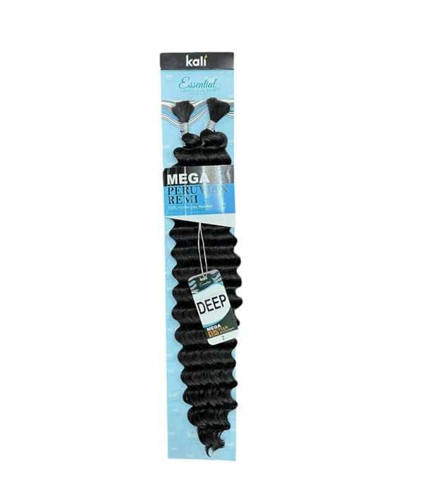 KALI ESSENTIAL MEGA PERUVIAN REMI BLENDED DEEP BULK  Color 350 Hair for Braid Extensions Asetena Pa 