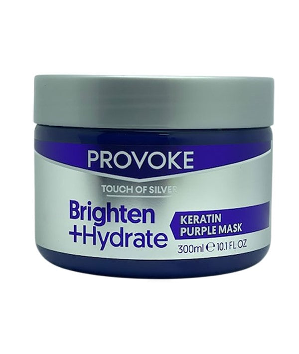 PROVOKE TOUCH OF SILVER BRIGHTEN AND HYDRATE KERATIN PURPLE MASK 300 ml Treatments Asetena Pa 