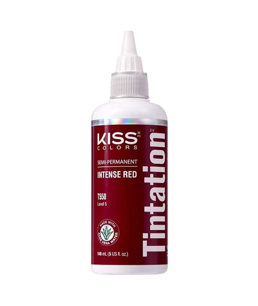 KISS COLORS TINTATION SEMI PERMANENT INTENSE RED T550 148 ml Hair Color Asetena Pa 