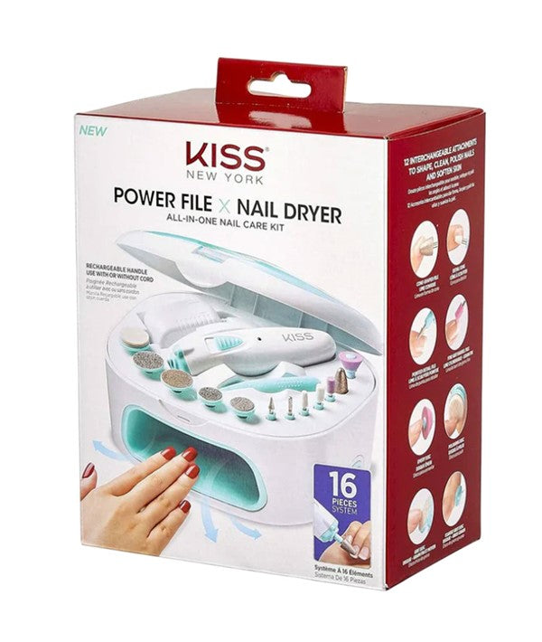 POWER FILE X NAIL DRYER ALL IN ONE NAIL CARE KIT Salon Accessories Asetena Pa 