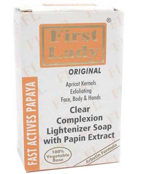 FIRST LADY ORIGINAL FAST ACTIVES PAPAYA SOAP 200 g Body Care Asetena Pa 