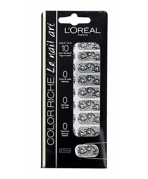 COLOR RICHE LE NAIL ART 023 PERLE PRECIOUS 18 Stickers Nails Asetena Pa 
