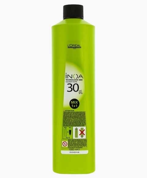 INOA OXYDANT RICHE CREAM PEROXIDE 30 VOL 9 PERCENT 1000 ml Hair Color Asetena Pa 