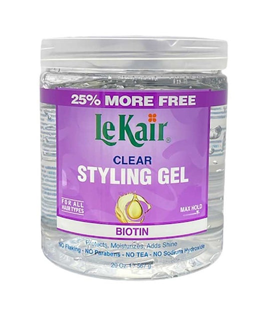 LEKAIR BIOTIN CLEAR STYLING GEL 567 g Hair Styling Asetena Pa 