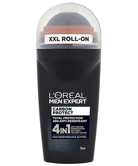 MEN EXPERT CARBON PROTECTION 4IN1 ANTI PERSISTANT STICK ROLL ON 50 ml Body Care Asetena Pa 