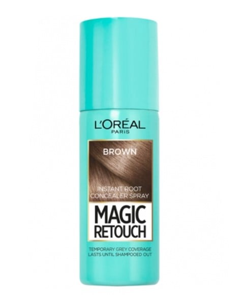MAGIC RETOUCH INSTANT ROOT CONCEALOR SPRAY 75 ml Color Dark Iced Brown Hair Color Asetena Pa 