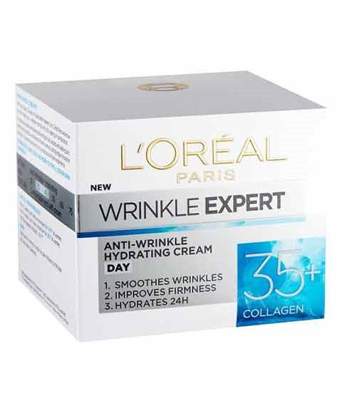 WRINKLE EXPERT ANTI WRINKLE HYDRATING DAY CREAM 35 COLLAGEN 50 ml Skin Treatments Asetena Pa 