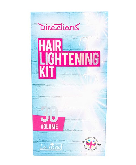 DIRECTIONS HAIR LIGHTENING KIT 30 VOL  Color 30 Vol Hair Color Asetena Pa 