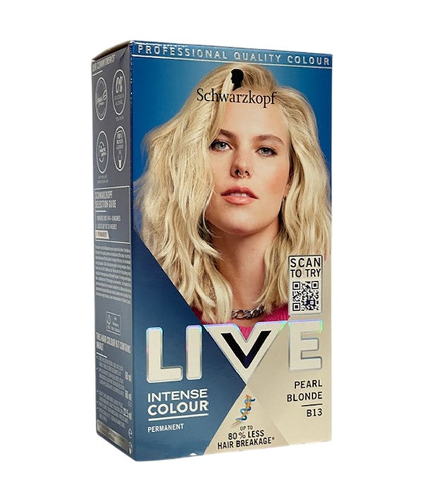 LIVE INTENSE PERMANENT COLOUR B13 PEARL BLONDE Hair Color Asetena Pa 