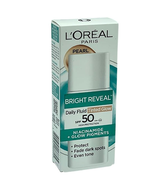 BRIGHT REVEAL DAILY FLUID TINTED GLOW SPF50 PEARL 50 ml Skin Treatments Asetena Pa 