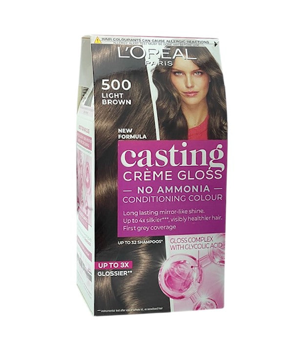 CASTING CREME GLOSS CONDITIONING COLOR 500 LIGHT BROWN Hair Color Asetena Pa 