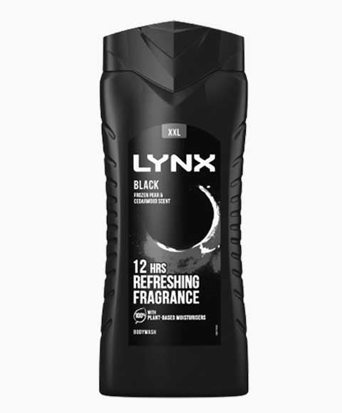 LYNX BLACK REFRESHING FRAGRANCE BODY WASH WITH FROZEN PEAR AND CEDARWOOD SCENT 500 ml Body Care Asetena Pa 