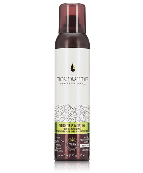 PROFESSIONAL WEIGHTLESS MOISTURE DRY OIL MICRO MIST 163 ml Sprays, Serums and Oils Asetena Pa 