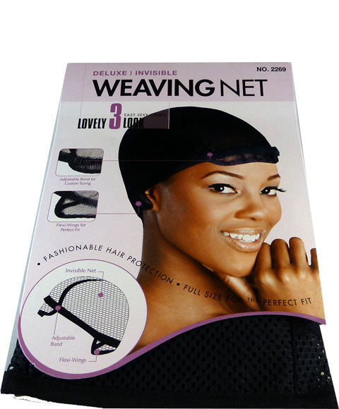 MAGIC COLLECTION ADJUSTABLE BAND WEAVING NET  Color 2269 Black Extensions Accessories Asetena Pa 