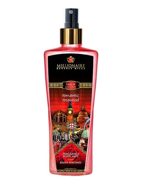 LOVE IN LONDON ROMANTIC ROSEWOOD FRAGRANCE BODY MIST 250 ml Perfumes for Value Asetena Pa 