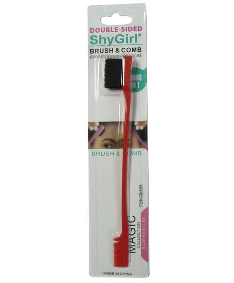 MAGIC COLLECTION DOUBLE SIDED SHY GIRL BRUSH AND COMB  Color Assorted Salon Accessories Asetena Pa 