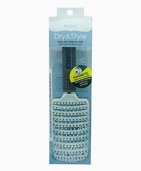 DRY AND STYLE CURVED VENT HAIR BRUSH 2481 Hair Brushes and Combs Asetena Pa 