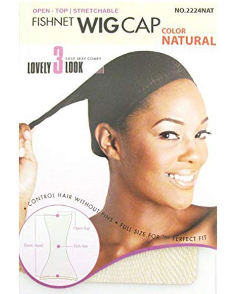 MAGIC COLLECTION OPEN TOP STRETCHABLE FISHNET WIG CAP 2224NAT  Color Natural Extensions Accessories Asetena Pa 