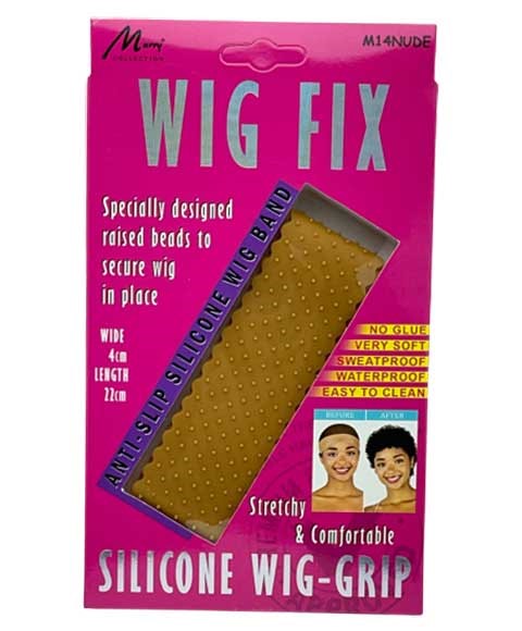 MURRY COLLECTION WIG FIX ANTI SLIP SILICON WIG BAND M14NUDE W4cm/L22cm Extensions Accessories Asetena Pa 