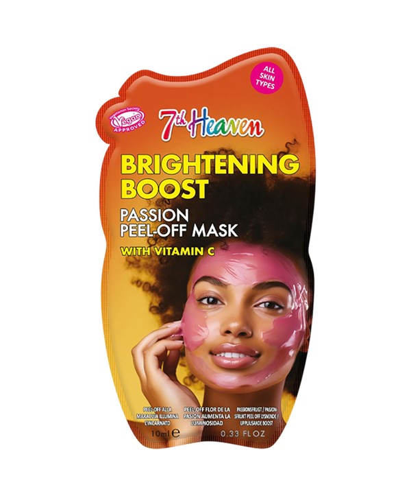7TH HEAVEN BRIGHTENING BOOST PASSION PEEL OFF MASK 10 ml Skin Wash Asetena Pa 