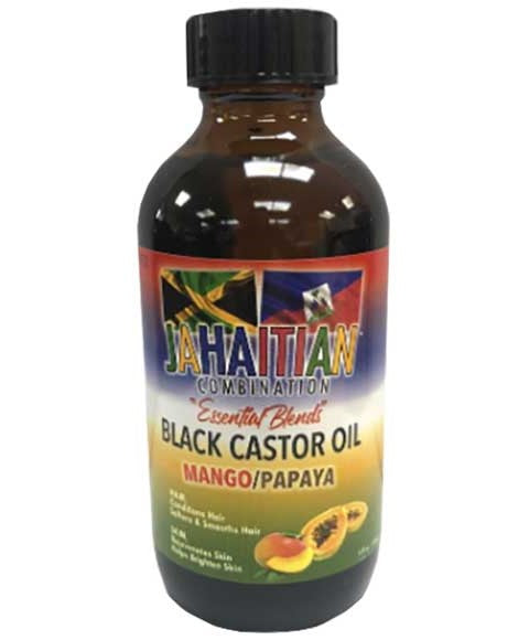 JAHAITIAN COMBINATION BLACK CASTOR OIL WITH MANGO PAPAYA 118 ml Sprays, Serums and Oils Asetena Pa 