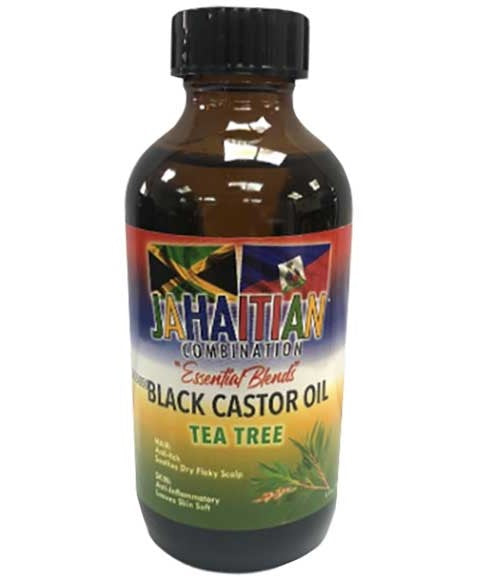 JAHAITIAN COMBINATION BLACK CASTOR OIL WITH TEA TREE 118 ml Treatments Asetena Pa 