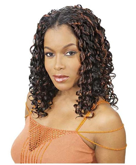 GLANCE SYN ITALIAN CURL WEAVE  Color 1B/33 Synthetic Weave Hair Asetena Pa 