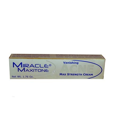 MIRACLE MAXITONE VANISHING ACNE MAX STRENGTH CREAM 50 g Skin Moisturizing Asetena Pa 