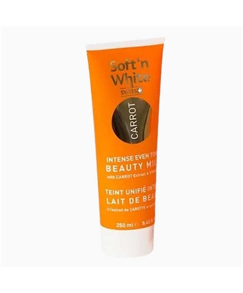 SWISS SOFT N WHITE CARROT INTENSE EVEN TONE BEAUTY MILK 250 ml Even Skin Tone Asetena Pa 