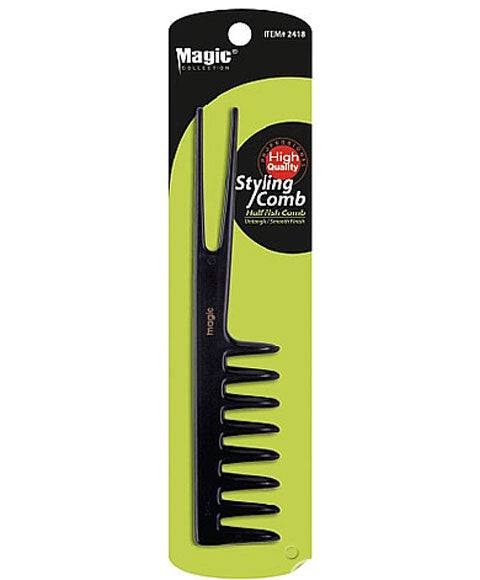 MAGIC COLLECTION HALF FISH COMB 2418 Hair Brushes and Combs Asetena Pa 