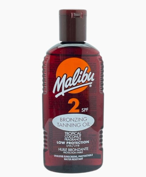 BRONZING TANNING OIL TROPICAL COCONUT FRAGRANCE SPF2 200 ml Skin Treatments Asetena Pa 