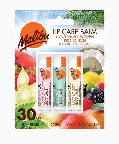 LIP CARE BALM TRIO WATERMELON MINT AND VANILLA SPF30 Lips Asetena Pa 