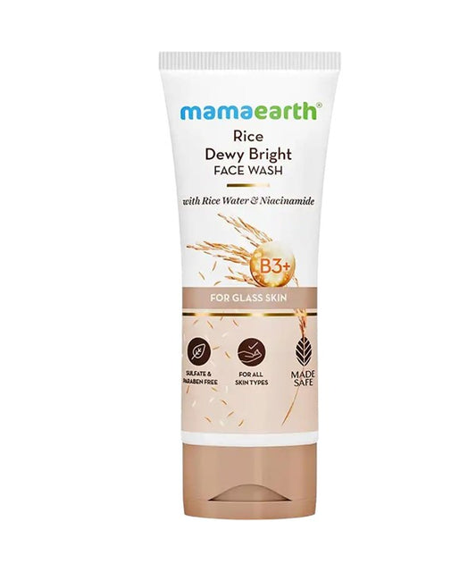 RICE DEWY BRIGHT FACE WASH 100 ml Skin Wash Asetena Pa 