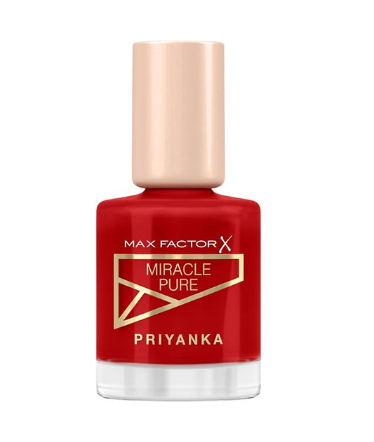 MAX FACTOR MIRACLE PURE NAIL POLISH PRIYANKA EDITION 360 DARING CHERRY 12 ml Nails Asetena Pa 