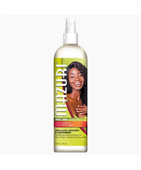 BRAID WIG 360 STYLING MIST FOR HUMAN AND SYNTHETIC HAIR 355 ml Sprays, Serums and Oils Asetena Pa 