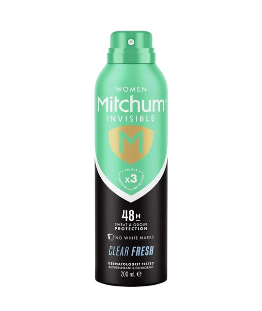 MITCHUM WOMEN 48H CLEAR FRESH DEODORANT SPRAY 200 ml Body Care Asetena Pa 