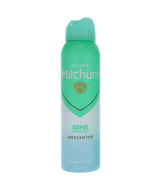 MITCHUM WOMEN 48H PROTECTION UNSCENTED DEODORANT SPRAY 150 ml Body Care Asetena Pa 