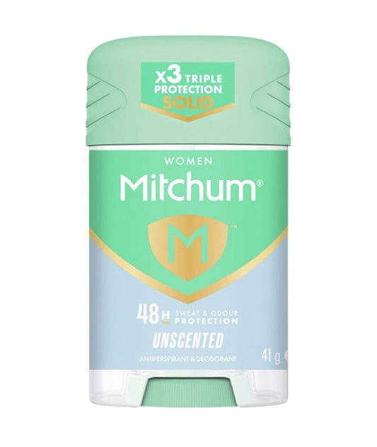 MITCHUM WOMEN 48H UNSCENTED TRIPLE PROTECTION DEODORANT STICK 41g Body Care Asetena Pa 
