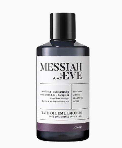 MESSIAH AND EVE BATH OIL EMULSION 01 200 ml Skin Moisturizing Asetena Pa 