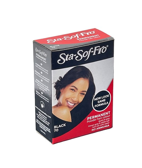 STA SOF FRO PERMANENT POWDER HAIR COLOUR 8 g Color Black Hair Color Asetena Pa 