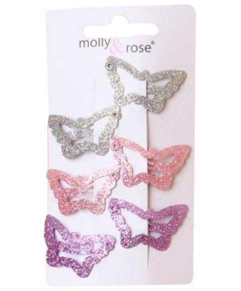 GLITTER BUTTERFLY SLEEPIES ASSORTED 6273 Kids Hair Accessories Asetena Pa 
