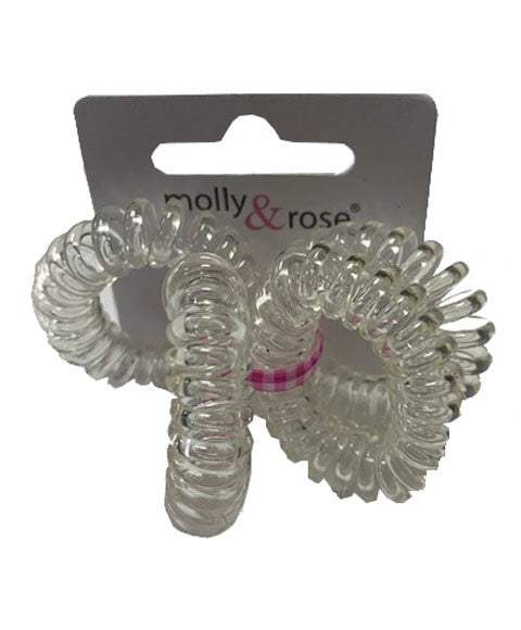 SPIRAL HAIR BOBBLE GRIPS CLEAR 5756 Kids Hair Accessories Asetena Pa 