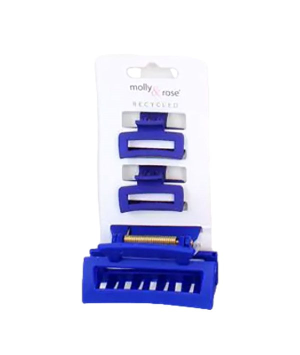 RECTANGULAR OPEN CLAMP SET  Color Assorted Hair Accessories Asetena Pa 