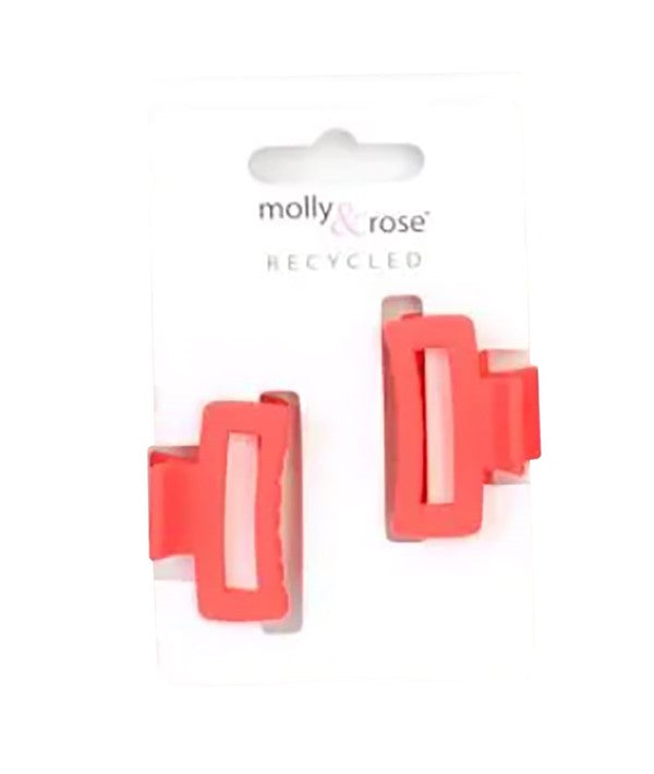 RECTANGULAR OPEN CLAMP SET MINI  Color Assorted Hair Accessories Asetena Pa 