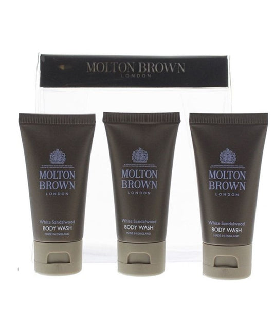 WHITE SANDALWOOD BODY WASH TRIO TRAVEL PACK Body Care Asetena Pa 
