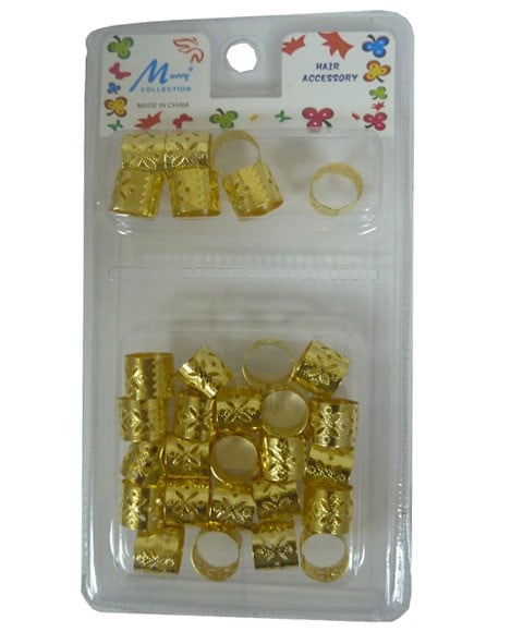 MURRY COLLECTION METAL TUBE CLIP GOLD MC43G Jumbo Kids Hair Accessories Asetena Pa 