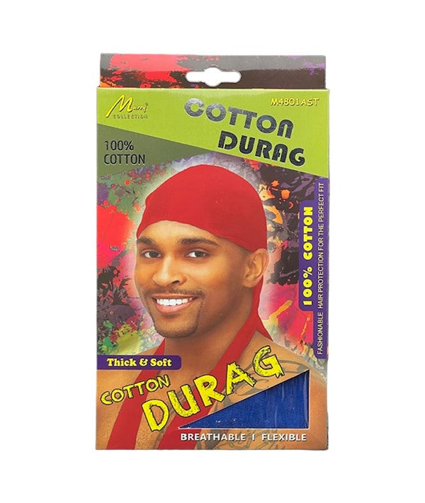 MURRY COLLECTION THICK AND SOFT COTTON DURAG M4801AST Durags and Caps Asetena Pa 