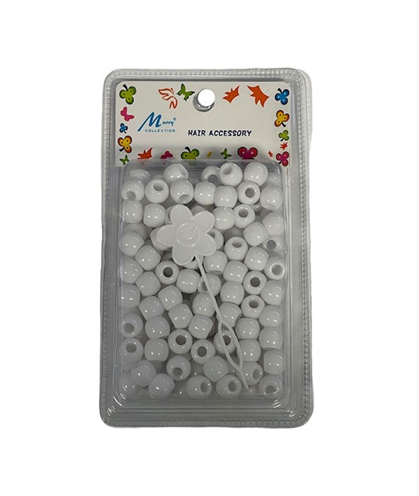 HAIR ACCESSORY BEADS B200WHI  Color White Kids Hair Accessories Asetena Pa 